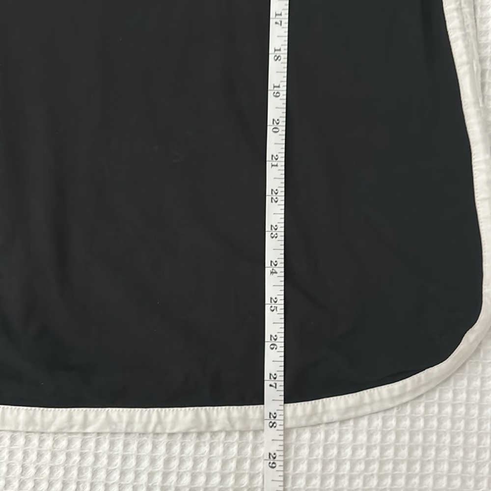 J. Jill Fit Black and White Progress Color Block Tunic Top Size M - Picture 7 of 11